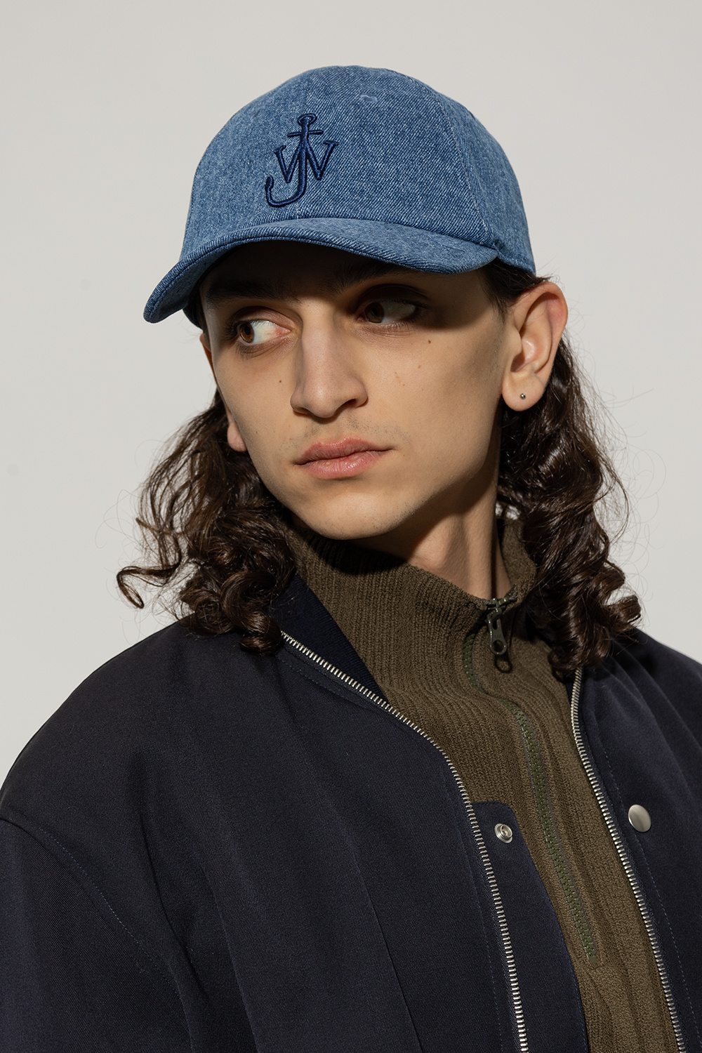 Blue Denim baseball cap JW Anderson - SchaferandweinerShops
